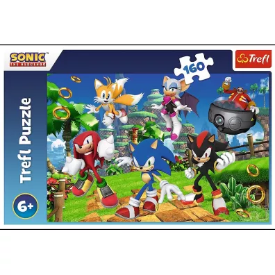 Puzzle 160 el. Sonic i przyjaciele Trefl