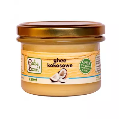 Palce liza� Mas�o sklarowane ghee kokosowe 220 ml