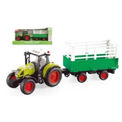 Traktor z przyczep� na siano - ruchome elementy Lena