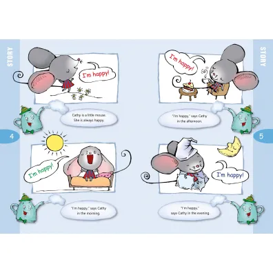 Moje pierwsze angielskie czytanki Cathy the Mouse is Sad at Night