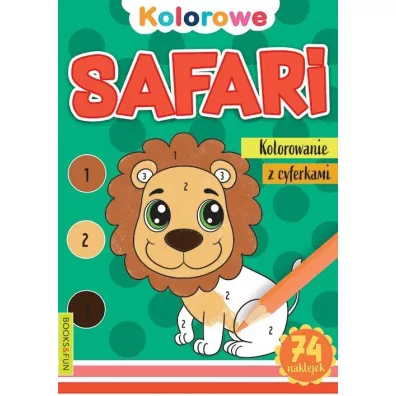 Safari. Kolorowanie z cyferkami