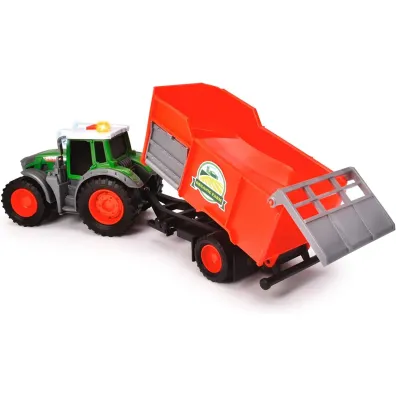 FARM Traktor z przyczep� 26cm Dickie Toys
