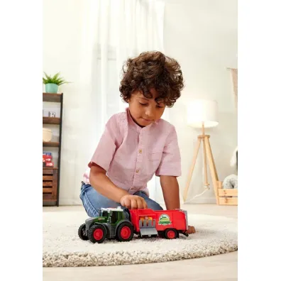 FARM Traktor z przyczep� 26cm Dickie Toys