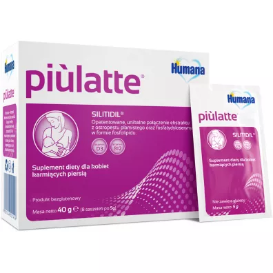 Humana Piulatte Suplement diety dla kobiet karmi�cych piersi� 8 x 5 g