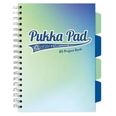 Pukka Pad Project Book B5 Seafoam Morski kratka, 80g 100 kartek