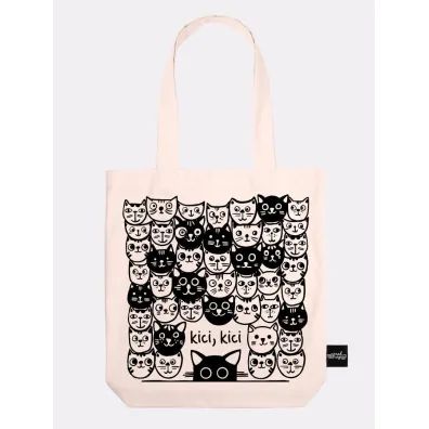 Nadwyraz.com Torba Kici kici ecru