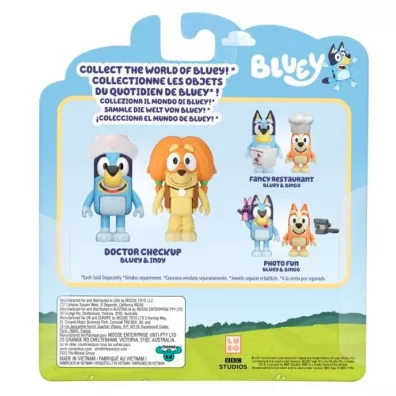 Figurki zestaw 2pak Wizyta u Lekarza Bluey BLU13046