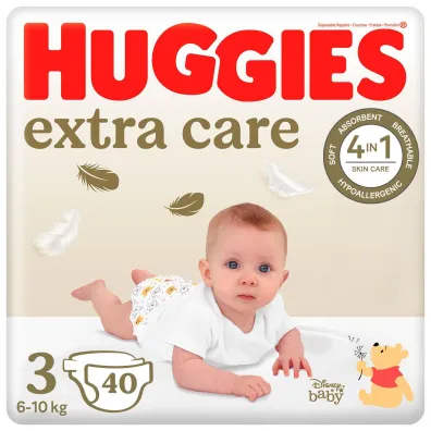 Huggies Pieluchy Jumbo 3 (6-10 kg) Extra Care 40 szt.