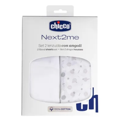 Chicco Prze�cierad�o Next2Me Forever confetti 2 szt