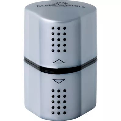 Faber-Castell Temperwka Grip Trio srebrna