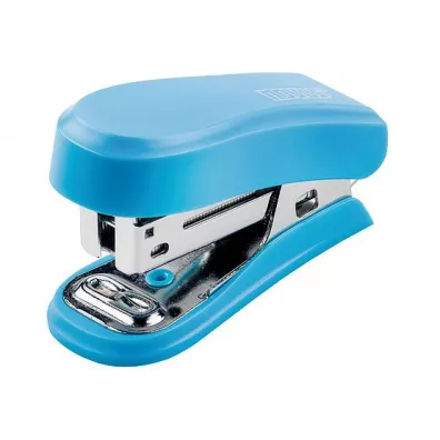 Novus Zszywacz mini b��kitny + zszywki 24/6 blister