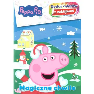 Magiczne chwile. �winka Peppa. Dodaj kolor�w z naklejkami