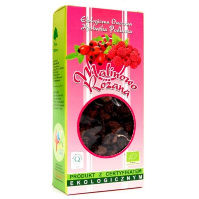 Dary Natury Herbatka malinowo - różana 100 g Bio