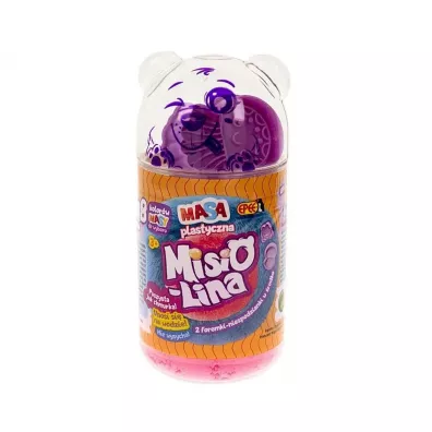 Misiolina masa plastyczna 2x50g + 2 foremki Epee