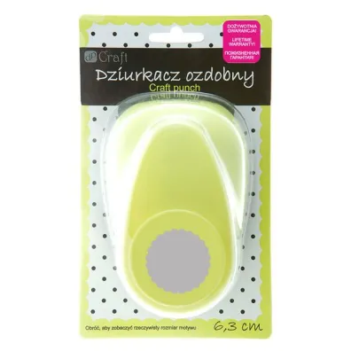 Dalprint Dziurkacz ozdobny k�ko z falbank� 6,3cm