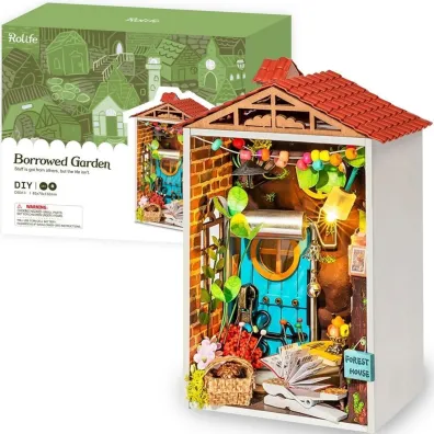 Sk�adany Drewniany Model Puzzle 3D - Po�yczony ogr�d Robotime