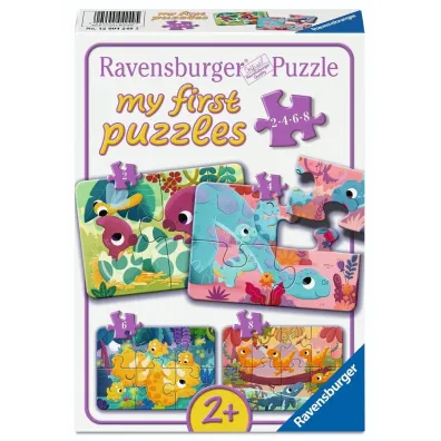 Puzzle 2/4/6/8 Dinosaur Friends Ravensburger