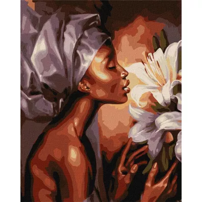 Ideyka Malowanie po numerach - Aromat lilii 40x50cm