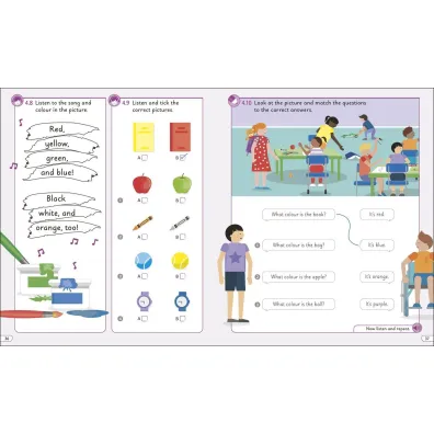 English for Everyone Junior Beginner's Practice Book. Look, Listen, Learn, and Practise wer. angielska