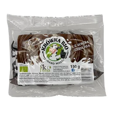 Ekoflorka Kr�wki z czekolad� gorzk� bezglutenowe 150 g Bio