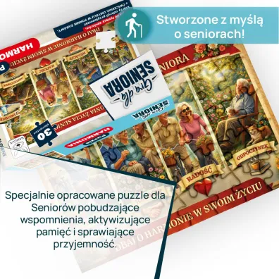 GRA DLA SENIORA PUZZLE HARMONIA Kangur