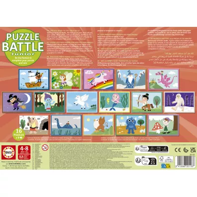 Puzzle 16 x 9 el. Postacie z bani Educa