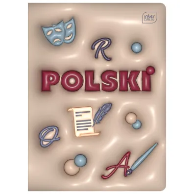Interdruk Zeszyt A5 Hybrid - J�zyk polski z pigu�k� wiedzy linia 60 kartek