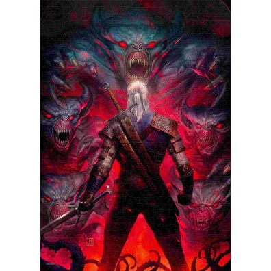 Puzzle 1000 Comic Book The Witcher Wied�min Corvo Bianco Good Loot
