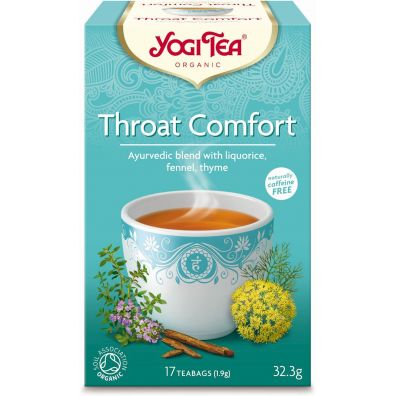 Yogi Tea Herbatka na gardło Throat comfort 17 x 1,9 g Bio