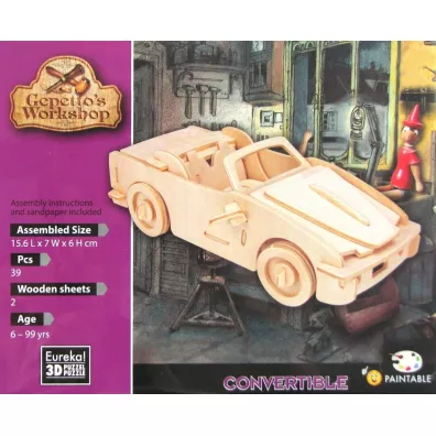 amigwka drewniana Gepetto. Kabriolet G3