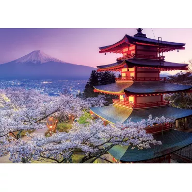 Puzzle 2000 el. Gra Fudi, Japonia Educa
