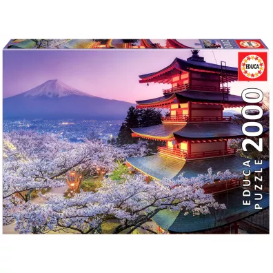 Puzzle 2000 el. Gra Fudi, Japonia Educa