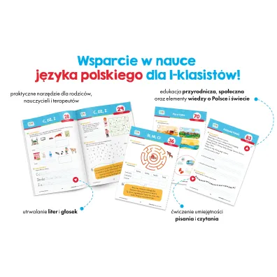 J�zyk polski. Karty pracy. Klasa 1. Kapitan Nauka. EDUseria