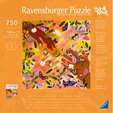 Puzzle 750 el. Art&Soul Festiwal Kwiat�w Ravensburger