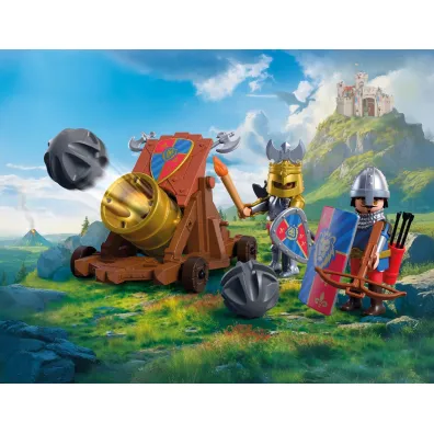 Playmobil Knights Uzbrojeni rycerze herbu Lew 72115