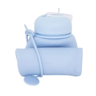 Coolpack Pastel Bidon silikonowy Pump Powder Blue 600ml