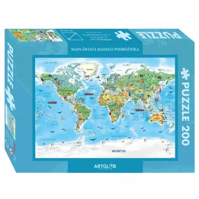 Puzzle 200 �wiat Ma�ego Podr�nika ArtGlob