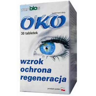 Sanbios Oko - wzrok, ochrona, regeneracja Suplement diety 30 tab.