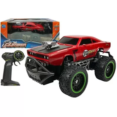 Auto zdalnie sterowane R/C 6.5 km/h czerwone LeanToys