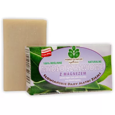 Mydlarnia Powr�t do Natury Ro�linne myd�o sza�wiowe z magnezem (100% naturalne) 100 g