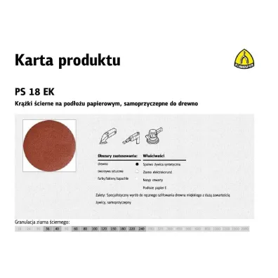 Klingspor Kr��ek 125 ps18ek 100 50 szt.
