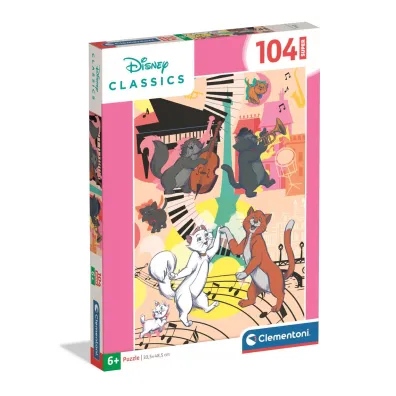 Puzzle 104 elementy Aristo Cats CLEMENTONI 25026