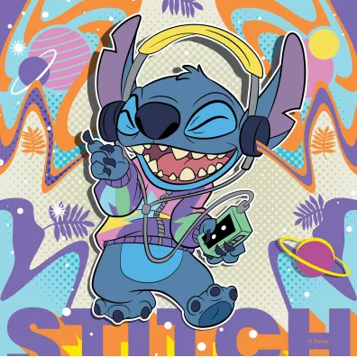 Puzzle dla dzieci 3x49 el. 2D Disney Stitch Ravensburger