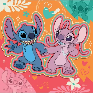 Puzzle dla dzieci 3x49 el. 2D Disney Stitch Ravensburger