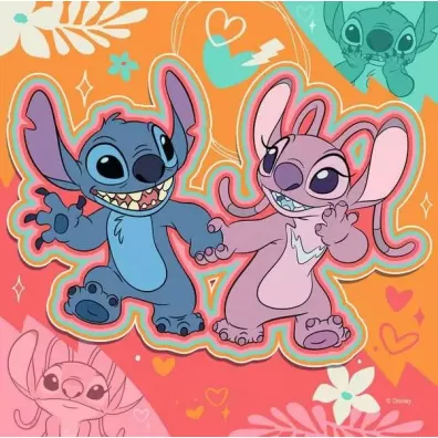 Puzzle dla dzieci 3x49 el. 2D Disney Stitch Ravensburger