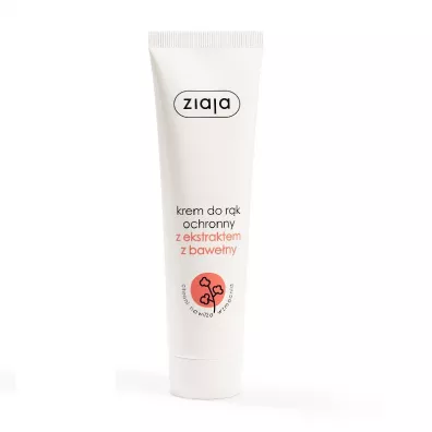 Ziaja Krem do r�k ochronny z ekstraktem z bawe�ny 100 ml