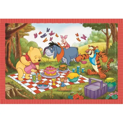 Puzzle 4w1 - SuperColor. Disney WTP (12+16+20+24 el.) Clementoni