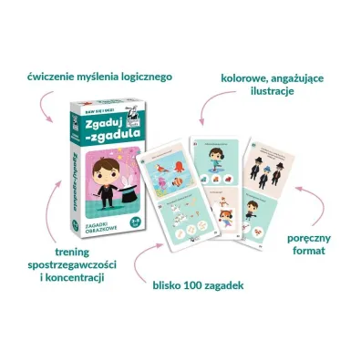 Kapitan Nauka. Zgaduj-zgadula. Zagadki obrazkowe 3-5 lat