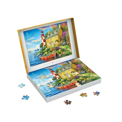 Puzzle 104 The Cottage Lighthouse by Dominic Davison 6704-6024 Eurographics