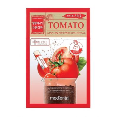 Mediental Tomato Mask nawilajca maska w pacie z ekstraktem z cytryny i limonki 23 ml